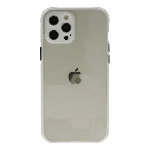 Mey İthalat®  iPhone 12 Pro Kılıf Miami Şeffaf Silikon - Şeffaf