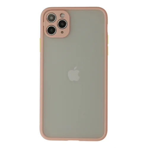 Mey İthalat®  iPhone 12 Pro Kılıf Montreal Silikon Kapak - Pembe
