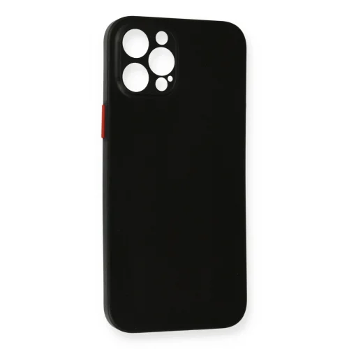 Mey İthalat®  iPhone 12 Pro Kılıf PP Ultra İnce Kapak - Siyah