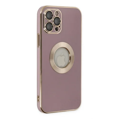 Mey İthalat®  iPhone 12 Pro Kılıf Store Silikon - Mor