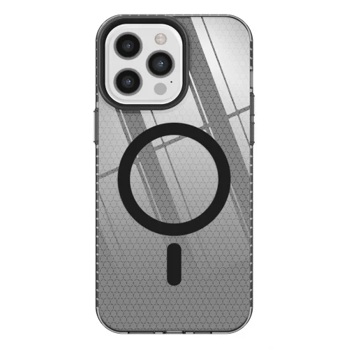 Mey İthalat®  iPhone 12 Pro Max Kılıf Beta Magneticsafe Silikon - Siyah