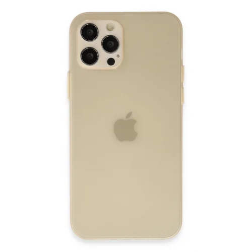 Mey İthalat®  iPhone 12 Pro Max Kılıf Puma Silikon - Gold