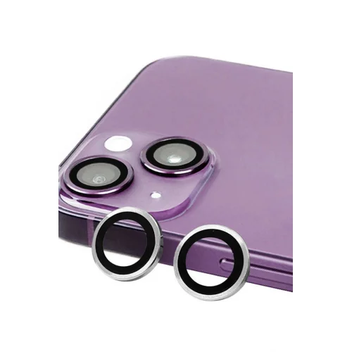 Mey İthalat®   iPhone 13 Mini Raze Metal Kamera Lens - Gümüş