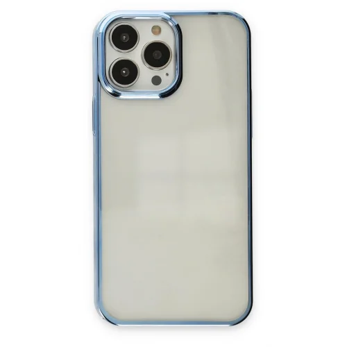 Mey İthalat®  iPhone 13 Pro Kılıf Element Silikon - Sky Blue