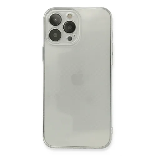 Mey İthalat®  iPhone 13 Pro Kılıf Fly Lens Silikon - Şeffaf