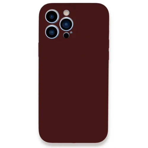 Mey İthalat®  iPhone 13 Pro Kılıf Lansman Legant Silikon - Bordo