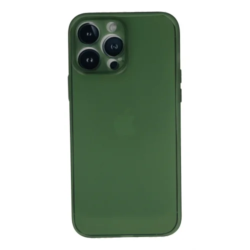 Mey İthalat®  iPhone 13 Pro Kılıf PP Ultra İnce Kapak - Yeşil