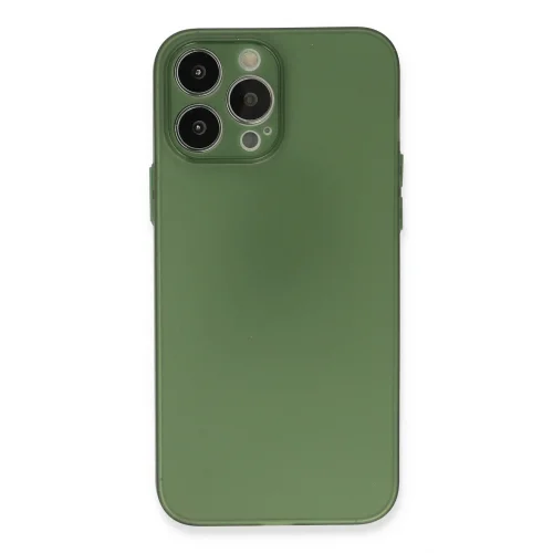 Mey İthalat®  iPhone 13 Pro Kılıf Puma Silikon - Yeşil