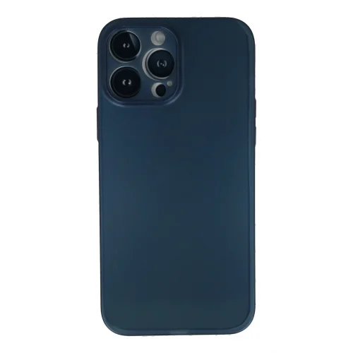Mey İthalat®  iPhone 13 Pro Max Kılıf PP Ultra İnce Kapak - Mavi