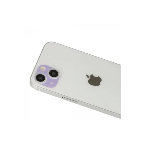Mey İthalat®  iPhone 13 Rainbow Kamera Lens Koruma Cam - Mor