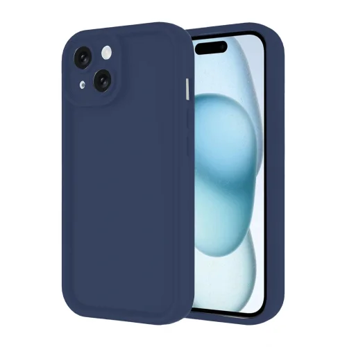 Mey İthalat®  iPhone 14 Kılıf Viera Silikon - Lacivert