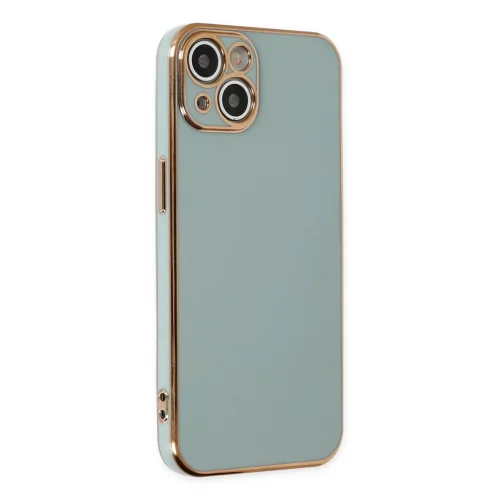 Mey İthalat®  iPhone 14 Kılıf Volet Silikon - Açık Yeşil