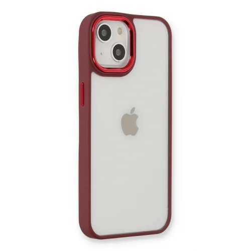 Mey İthalat®  iPhone 14 Plus Kılıf Dora Kapak - Kırmızı