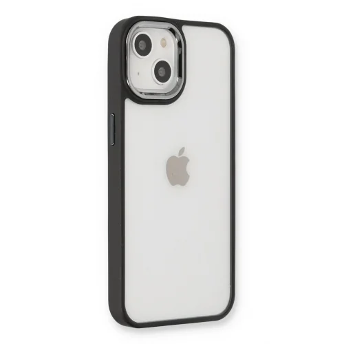 Mey İthalat®  iPhone 14 Plus Kılıf Dora Kapak - Siyah