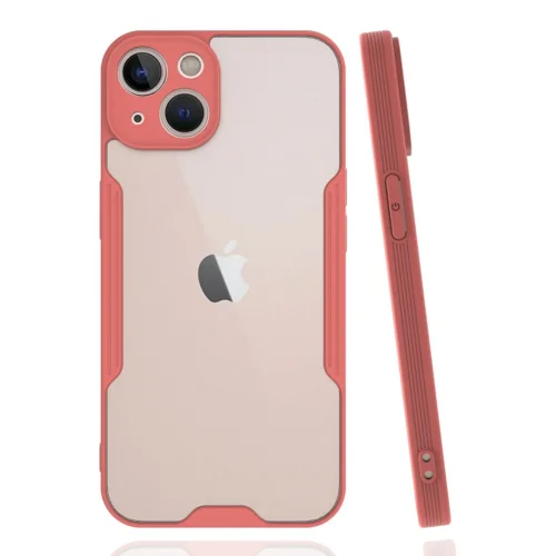 Mey İthalat®  iPhone 14 Plus Kılıf Platin Silikon - Pembe