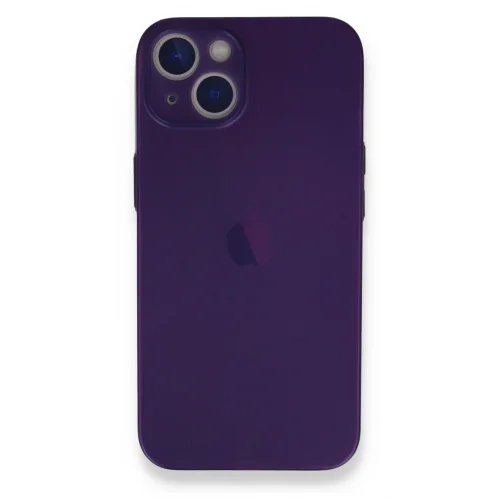 Mey İthalat®  iPhone 14 Plus Kılıf PP Ultra İnce Kapak - Mor