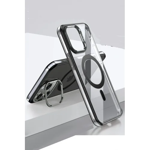 Mey İthalat®  iPhone 14 Pro Drop Magsafe Kapak - Siyah