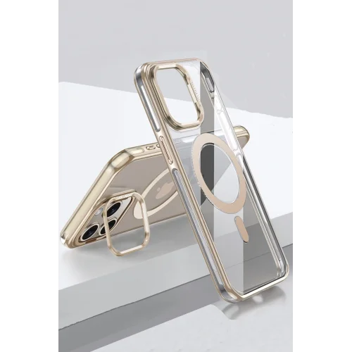 Mey İthalat®  iPhone 14 Pro Drop Magsafe Kapak - Titan Gri