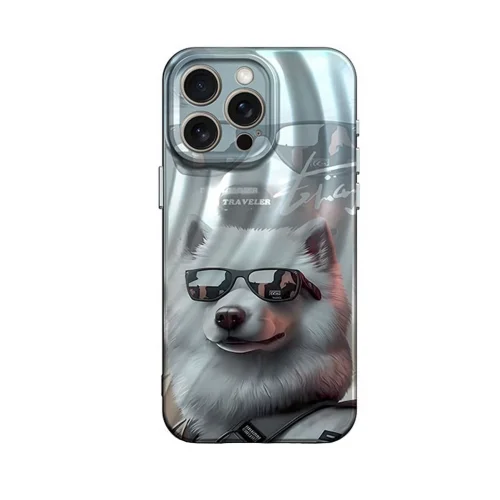 Mey İthalat®  iPhone 14 Pro Kılıf Crew Desenli Kapak - Köpek