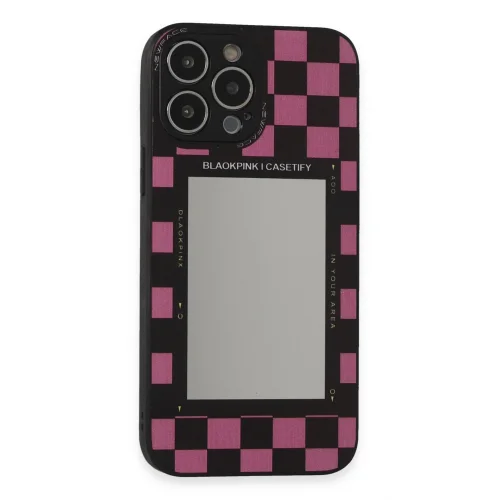 Mey İthalat®  iPhone 14 Pro Kılıf Mirror Desenli Kapak - Mirror - 8