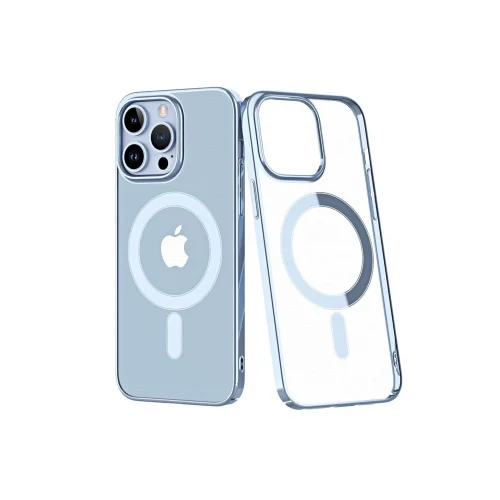 Mey İthalat®  iPhone 14 Pro Max Kılıf Element Magneticsafe Sert Kapak - Sierra Blue
