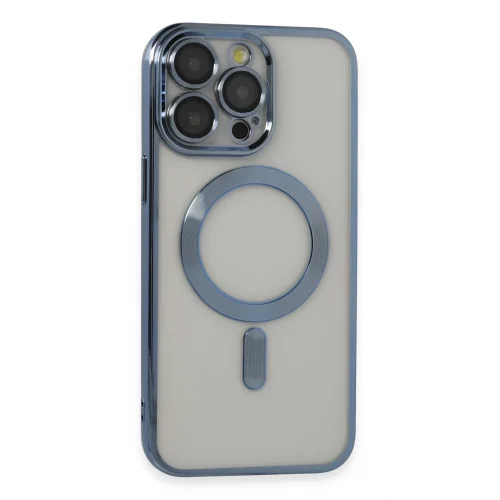Mey İthalat®  iPhone 14 Pro Max Kılıf Kross Magneticsafe Kapak - Sierra Blue