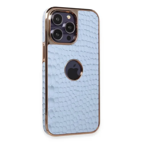 Mey İthalat®  iPhone 14 Pro Max Kılıf Snake Kapak - Sierra Blue