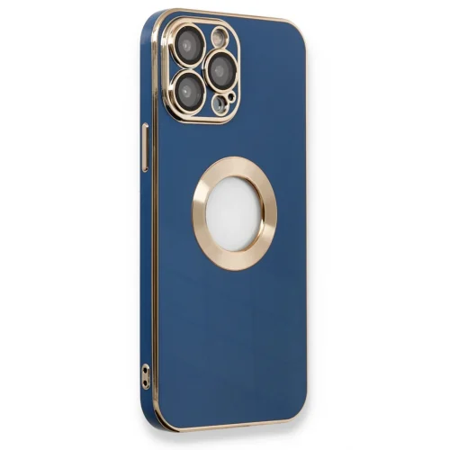 Mey İthalat®  iPhone 14 Pro Max Kılıf Store Silikon - Mavi