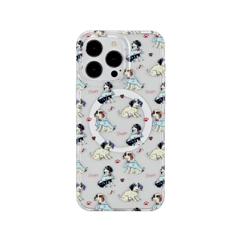 Mey İthalat®  iPhone 14 Pro Max Tanya Magsafe Kapak - Desen 3