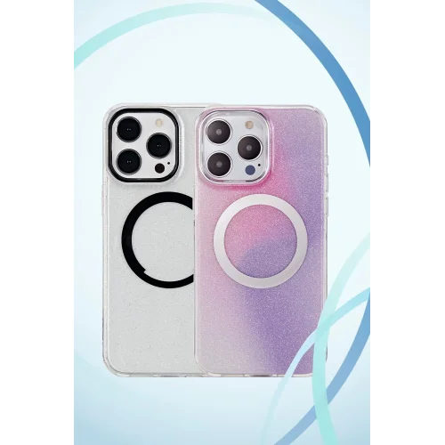 Mey İthalat®  iPhone 14 Pro Tanya Magsafe Kapak - Desen 4