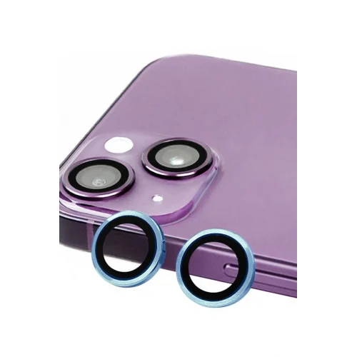 Mey İthalat®  iPhone 14 Raze Metal Kamera Lens - Mavi