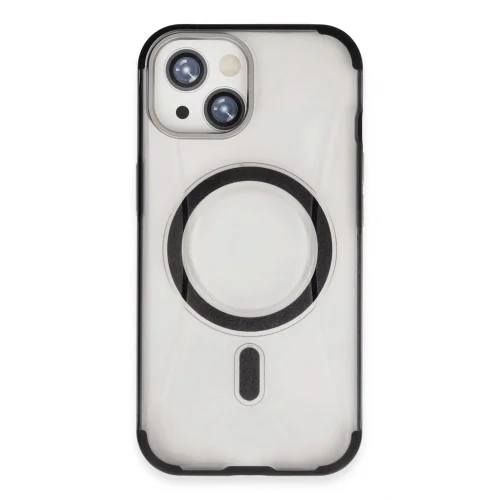 Mey İthalat®   iPhone 15 Hilton Magsafe Kapak - Siyah