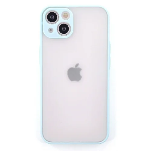 Mey İthalat®  iPhone 15 Plus Kılıf Montreal Silikon Kapak - Turkuaz