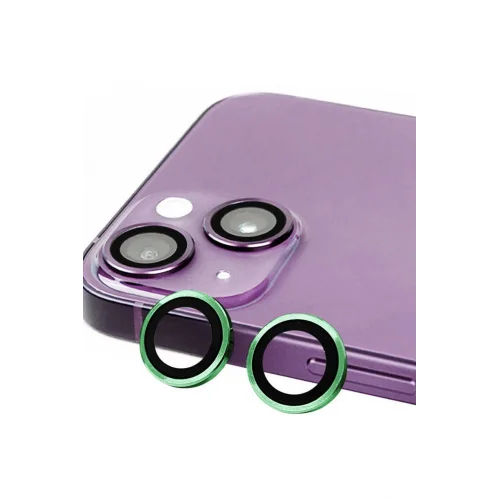 Mey İthalat®  iPhone 15 Plus Raze Metal Kamera Lens - Yeşil