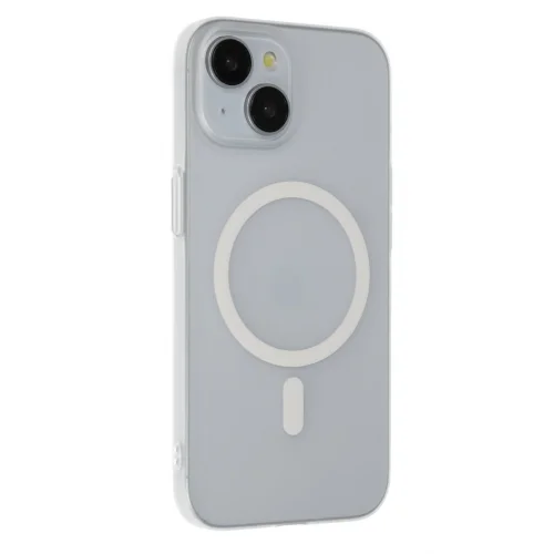 Mey İthalat®  iPhone 15 Plus Tuna PC Slim Magsafe Kapak - Şeffaf