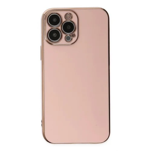 Mey İthalat®  iPhone 15 Pro Max Kılıf Volet Silikon - Pembe