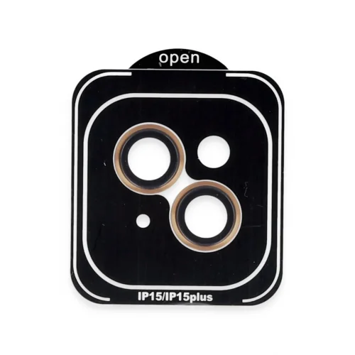 Mey İthalat®  iPhone 15 PVD Metal Kamera Lens - Turuncu