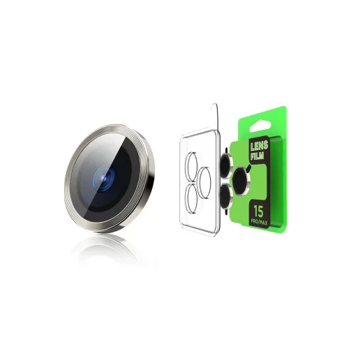 Mey İthalat®  iPhone 15 Raze Metal Kamera Lens - Mavi