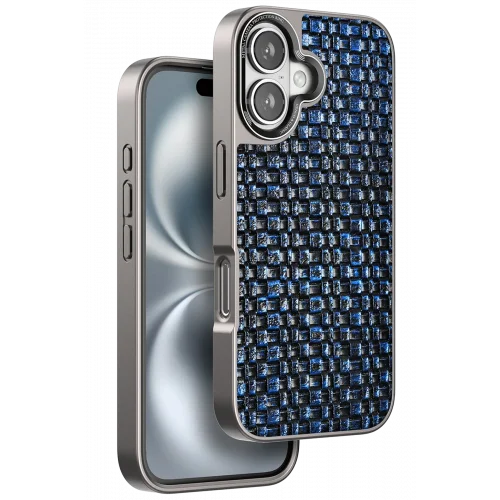 Mey İthalat®  iPhone 16 Brand Kapak - Lacivert