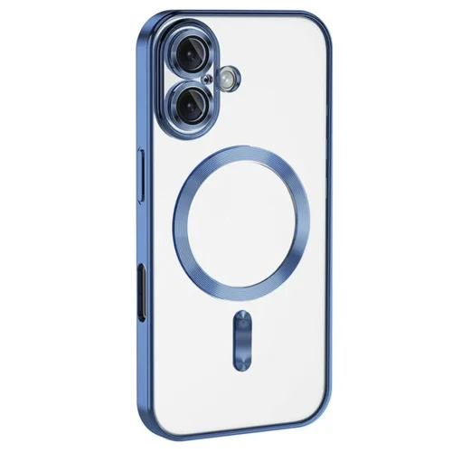 Mey İthalat®  iPhone 16 Plus Kılıf Kross Magneticsafe Kapak - Mavi