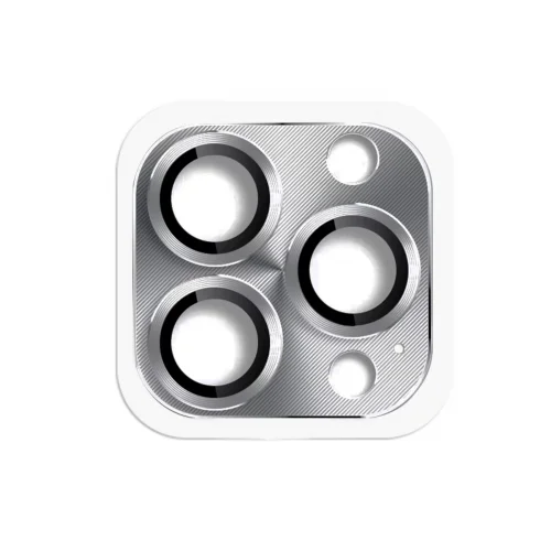 Mey İthalat®  iPhone 16 Pro Max Pers Alüminyum Kamera Lens - Gri