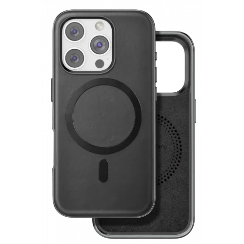 Mey İthalat®  iPhone 16 Pro Max Puskas Magsafe Kapak - Siyah