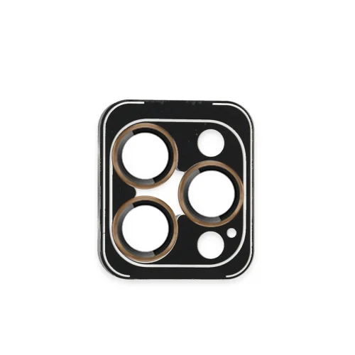 Mey İthalat®  iPhone 16 Pro Max PVD Metal Kamera Lens - Gold