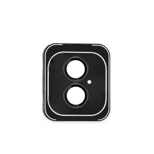 Mey İthalat®  iPhone 16 PVD Metal Kamera Lens - Siyah