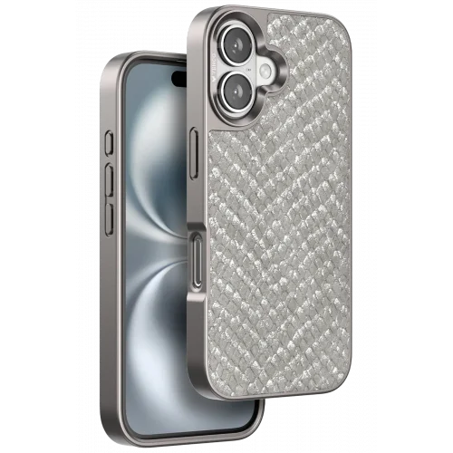 Mey İthalat®  iPhone 16 Viper Kapak - Titan Gri