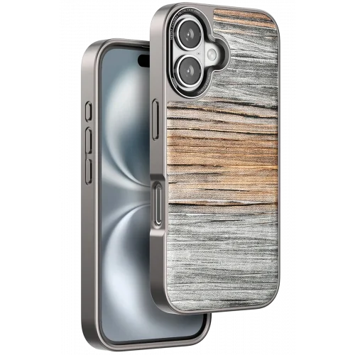 Mey İthalat®  iPhone 16 Wave Kapak - Sarı