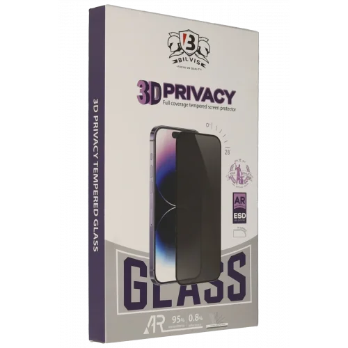Mey İthalat®  iPhone 16E Bilvis 3D Hayalet Cam Ekran Koruyucu