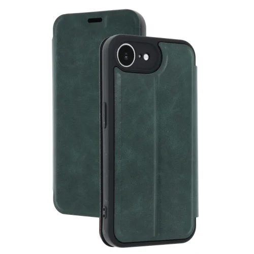 Mey İthalat®  iPhone 16E Kılıf Flip Cover - Koyu Yeşil