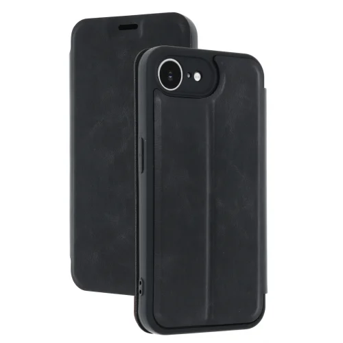 Mey İthalat®  iPhone 16E Kılıf Flip Cover - Siyah