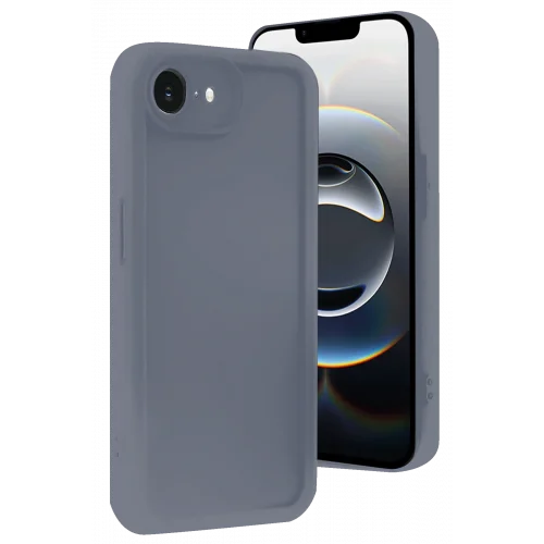 Mey İthalat®  iPhone 16E Kılıf Viera Silikon - Gri